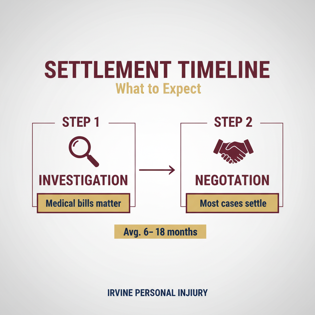 Key Statistics and Data for personal injury attorney irvine: settlement timeline guide