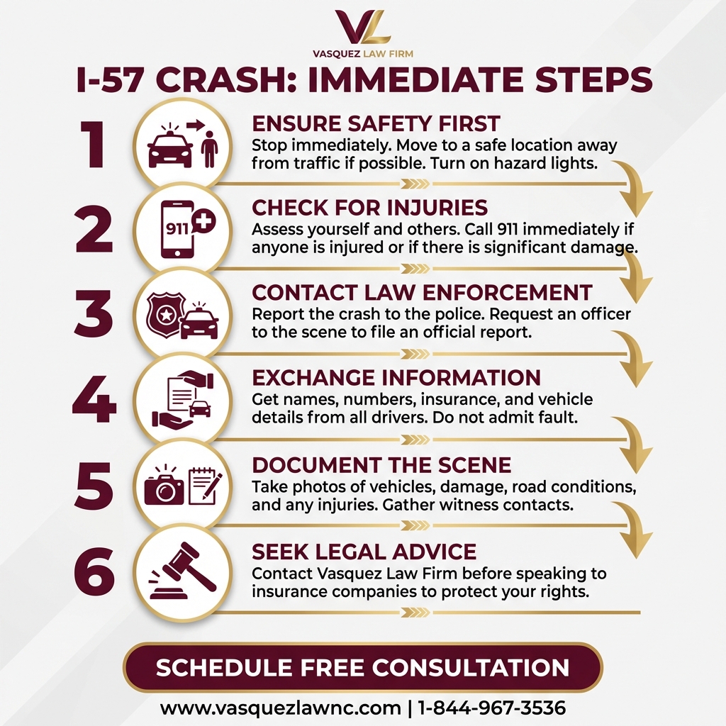 Estadísticas Clave y Datos para Accidente en la I-57: Pasos Críticos Después de un Choque Automovilístico [2026]