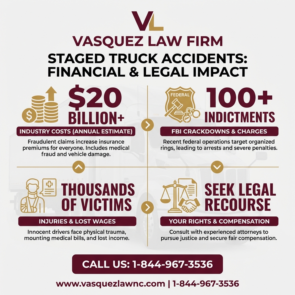 Estadísticas Clave y Datos para Fraudes y Accidentes Escenificados de Camión en Smithfield en 2026: Lo Que Debe Saber