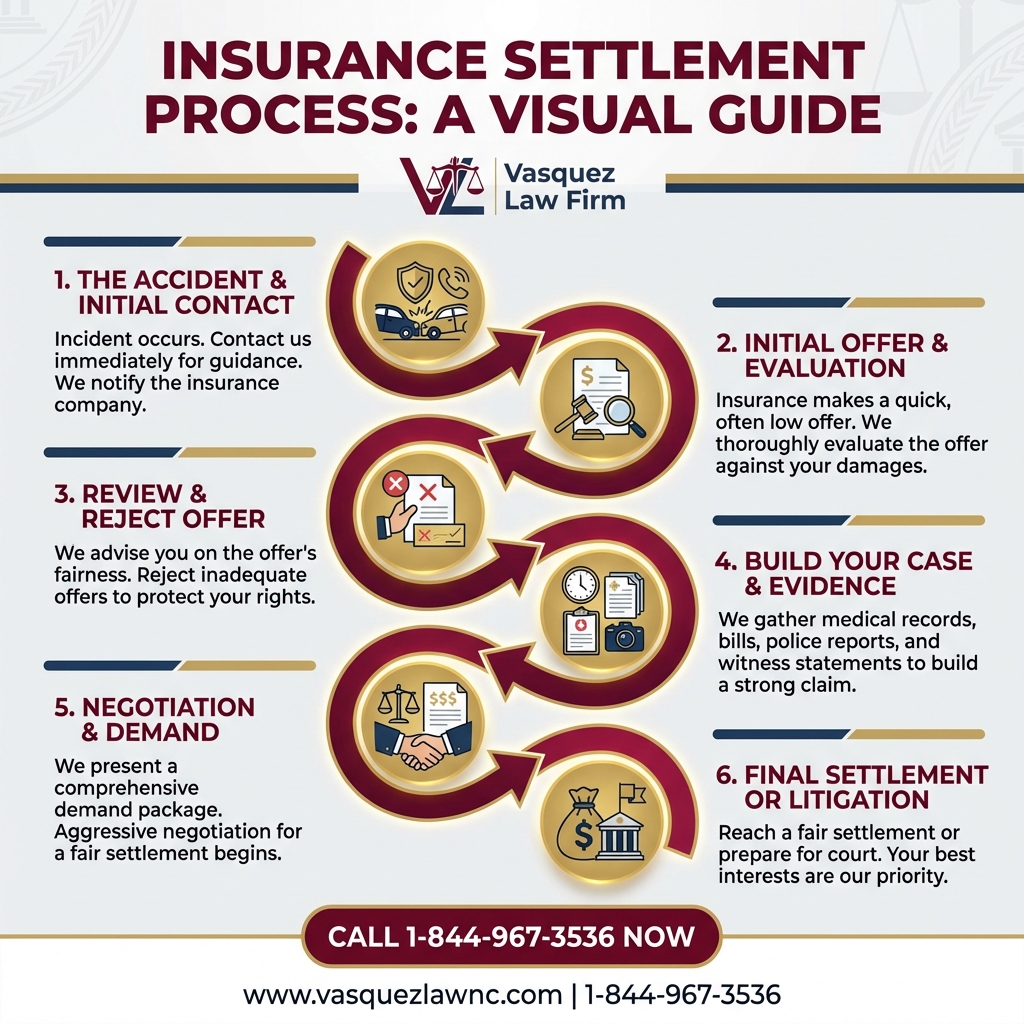 Key Statistics and Data for How Insurance Settlement Works in Smithfield NC and FL in 2026