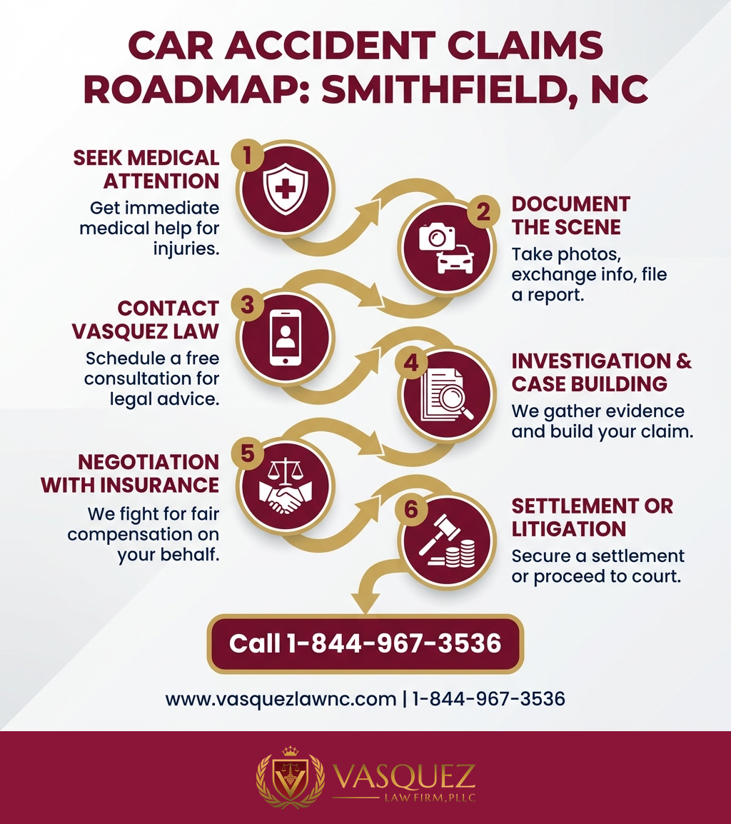Key Statistics and Data for How Car Accident Claims Work in Smithfield in 2026