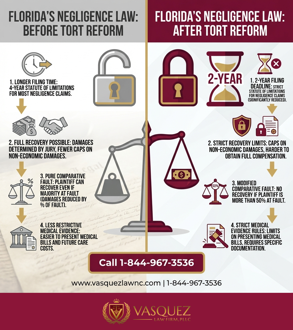 Estadísticas Clave y Datos para Ley de Negligencia en Florida: Lo Esencial para 2026