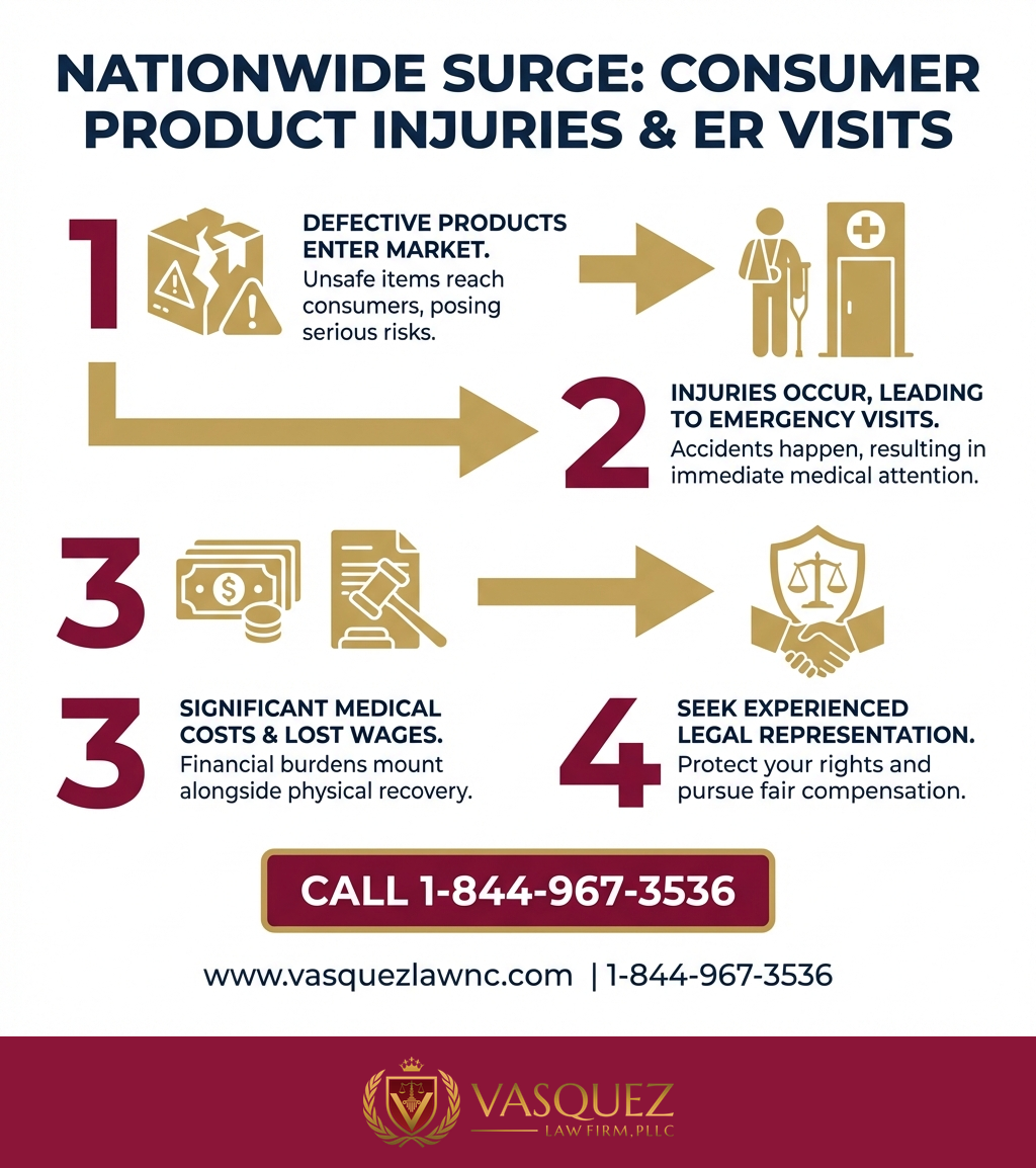 Estadísticas Clave y Datos para Responsabilidad por Productos en Charlotte: Guía Completa para Víctimas en 2026