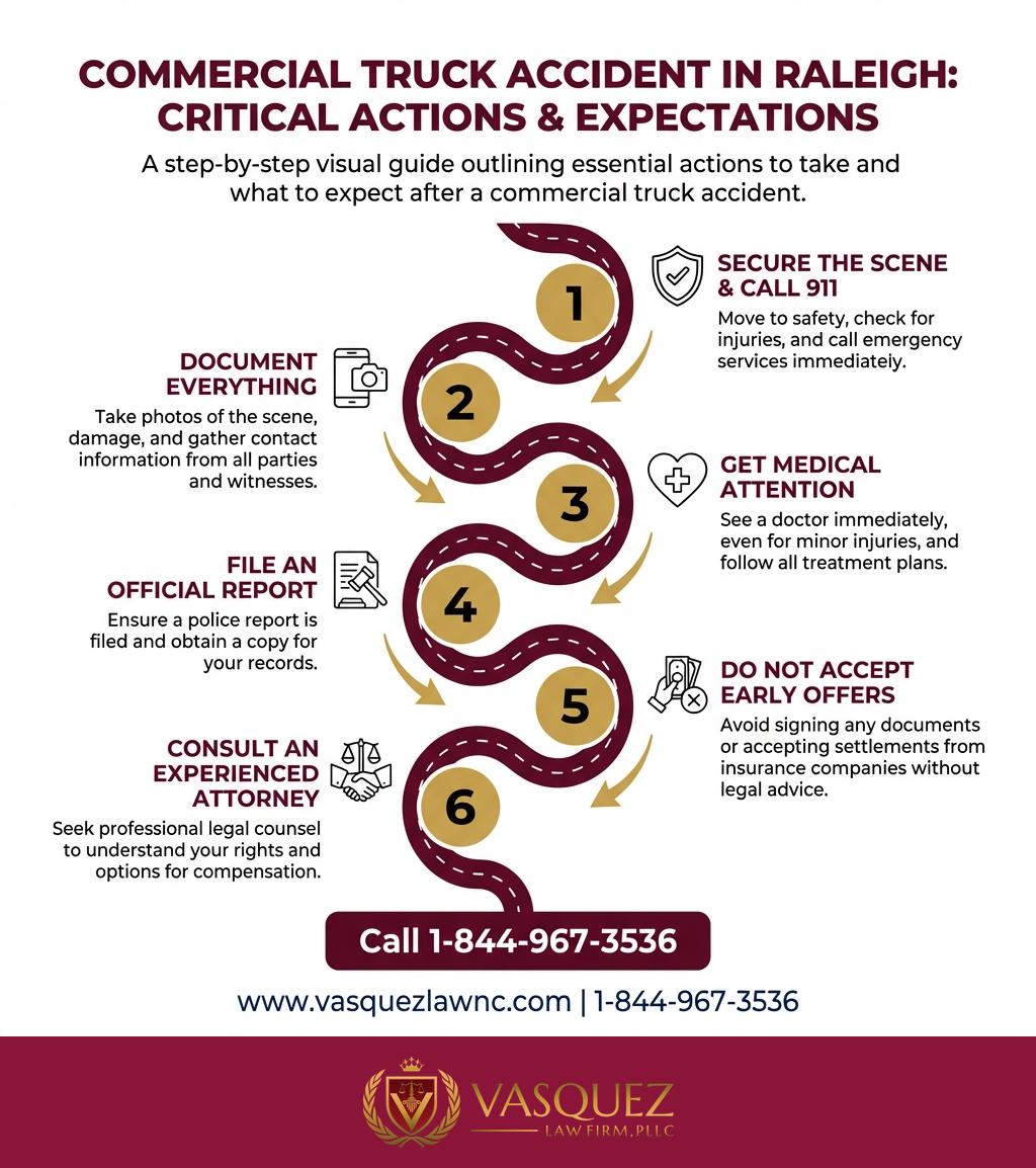 Estadísticas Clave y Datos para Abogados Expertos en Accidentes de Camión en Raleigh: Cómo Pueden Ayudarte en 2026