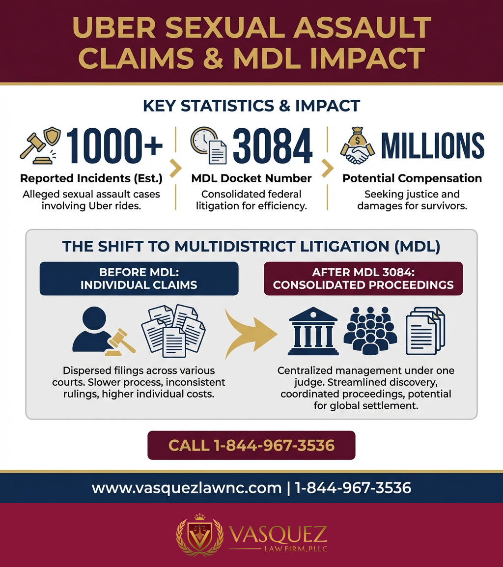Estadísticas Clave y Datos para Actualización sobre la Demanda por Agresión Sexual contra Uber: Lo que Debes Saber en 2026