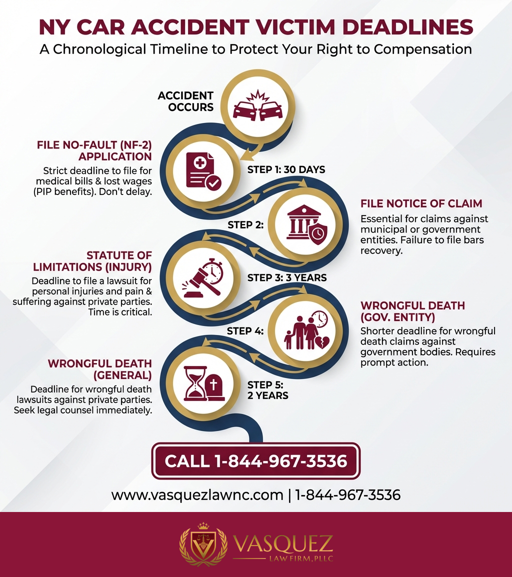Key Statistics and Data for What Happens After New York Car Accident Claims in 2026