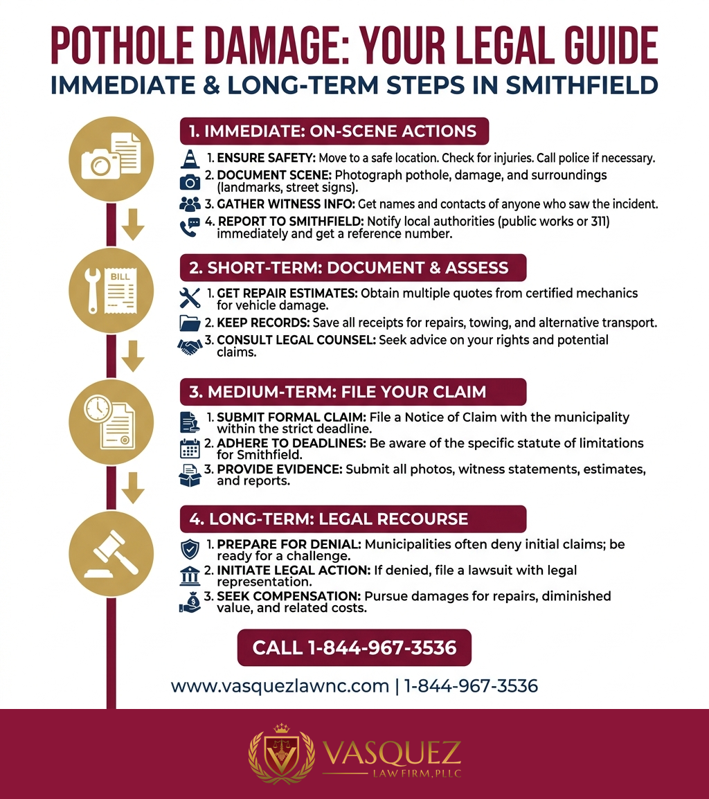 Key Statistics and Data for What Happens When You Hit a Pothole in Smithfield in 2026