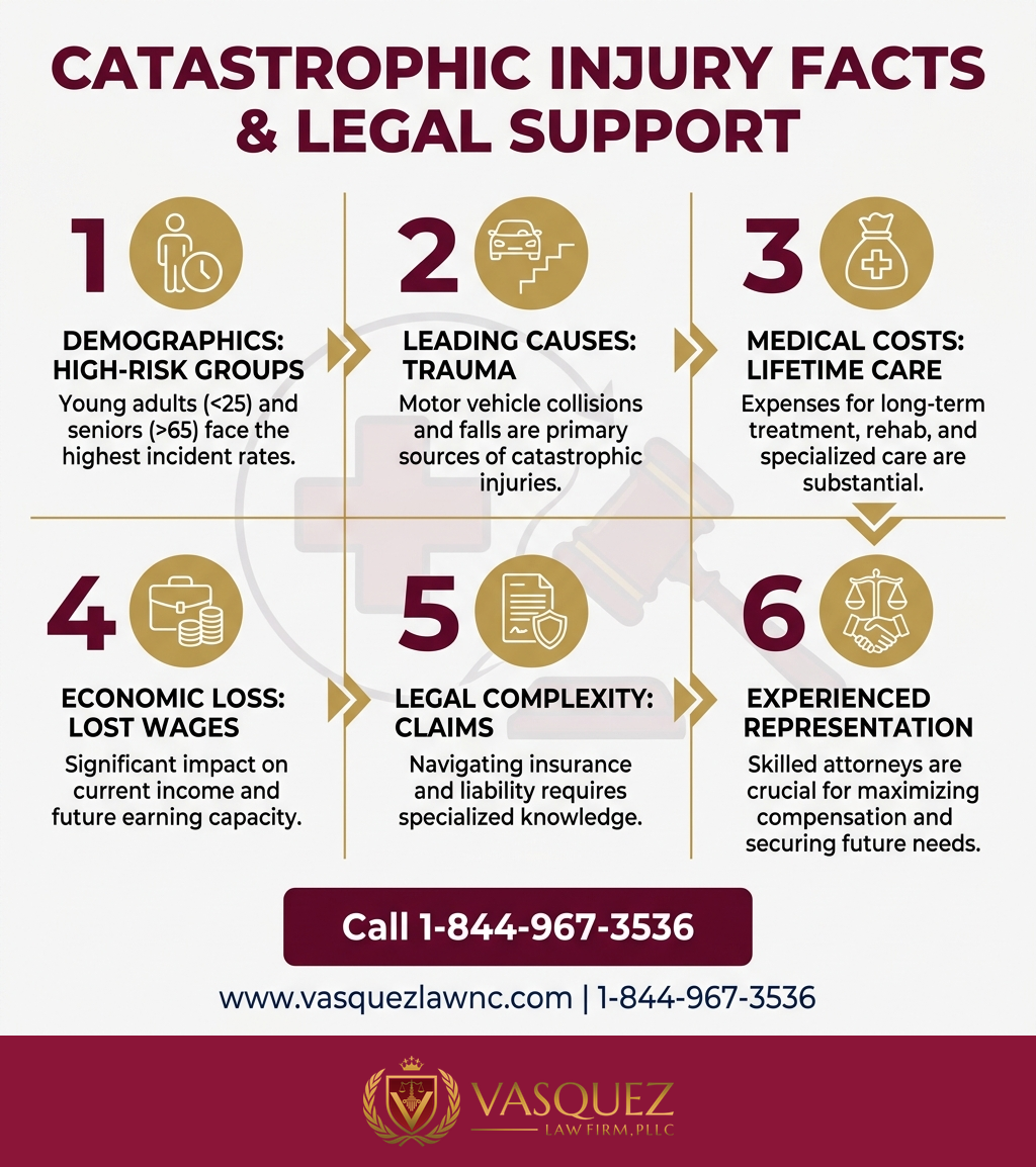 Key Statistics and Data for What Is a Catastrophic Injury? Understanding Your Case in 2026