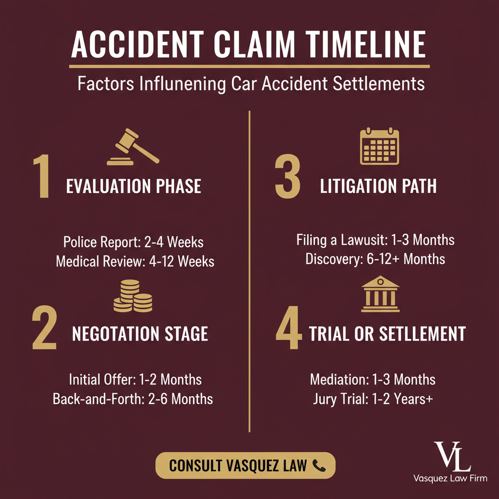 Process Timeline for Car Accident Settlement Time: Complete Guide [2026]