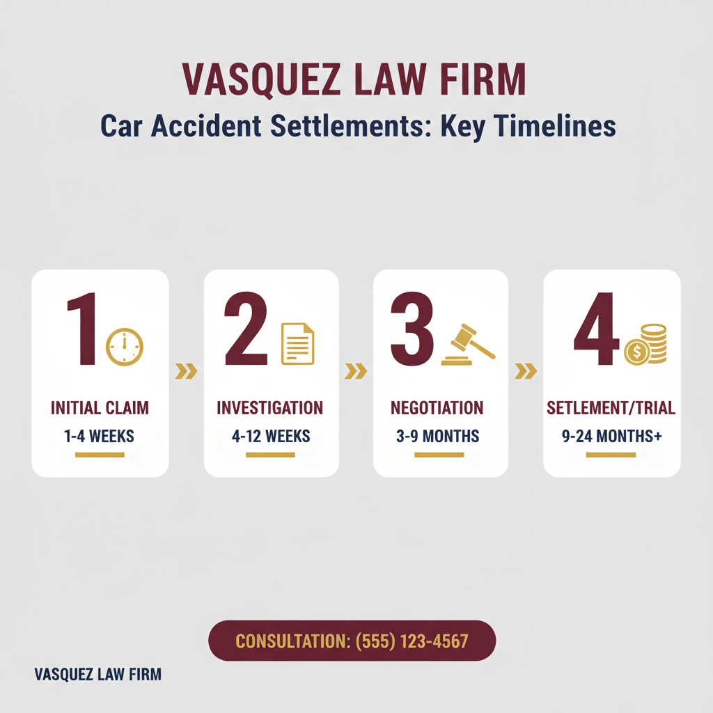 Process Timeline for Car Accident Settlement Time: Essential Guide [2026]