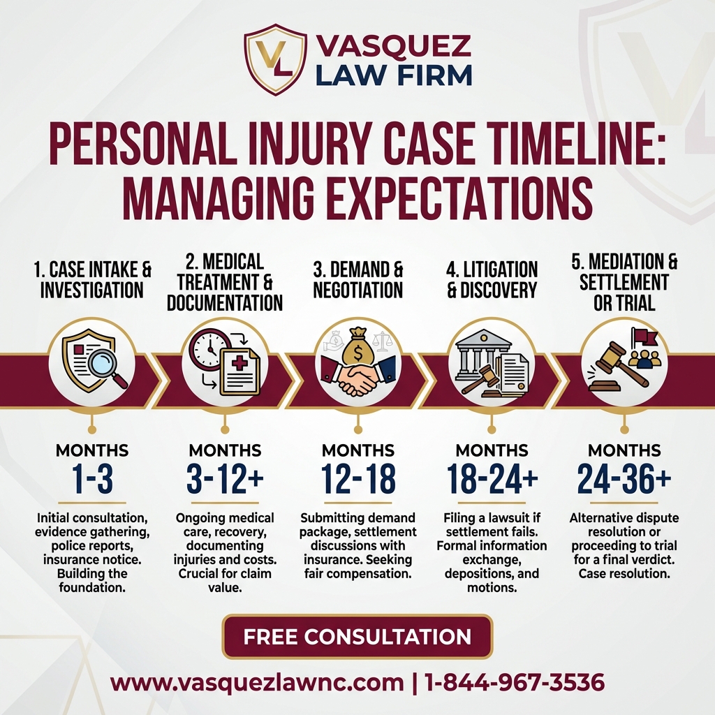 Línea de Tiempo del Proceso para Accidentes de Coche en Días de Lluvia: Guía Completa para 2026