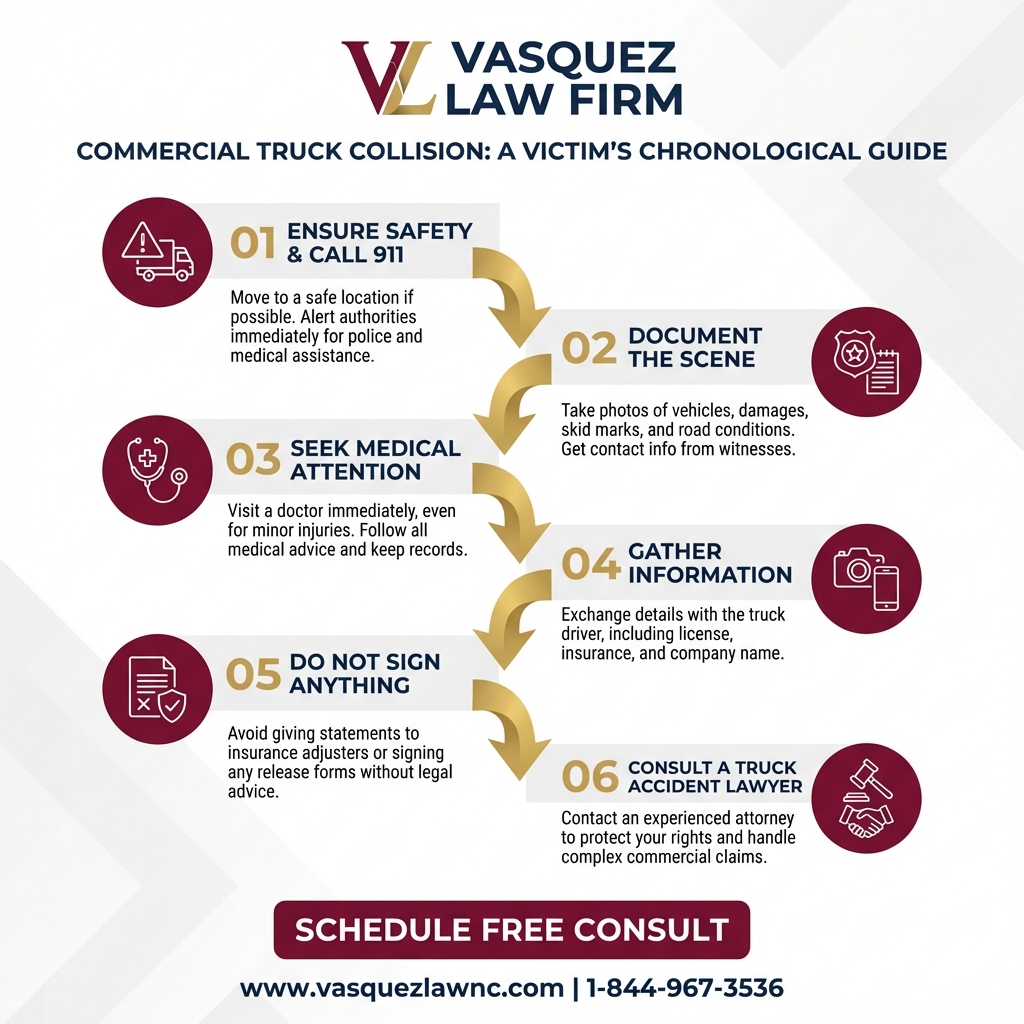 Process Timeline for What California Truck Accident Lawyers Do for Victims in 2026