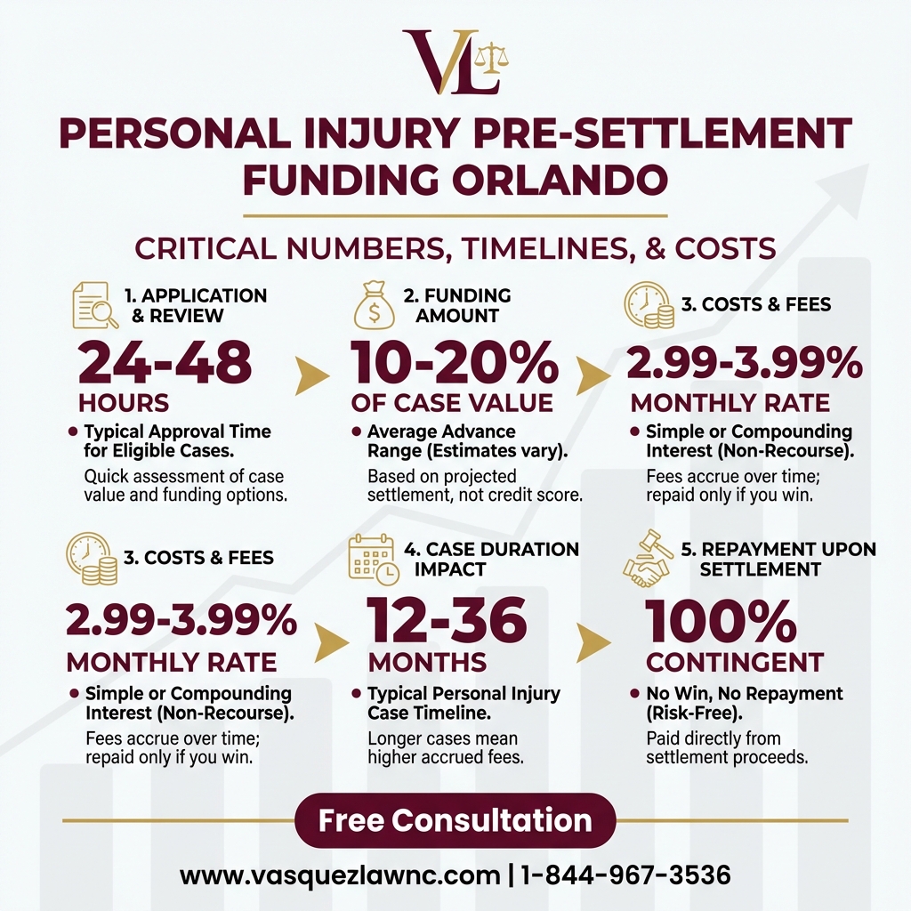 Process Timeline for How Pre Settlement Funding Works in Orlando in 2026