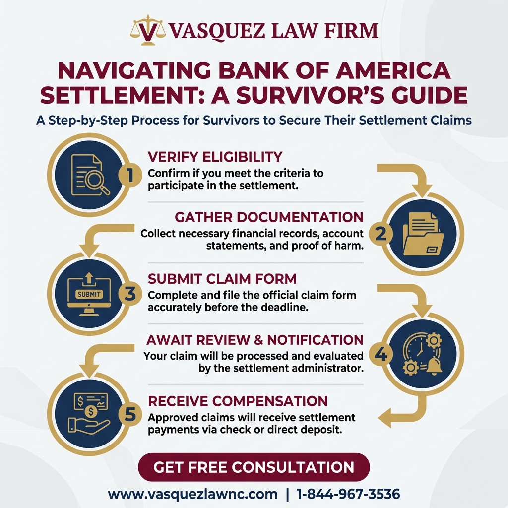 Línea de Tiempo del Proceso para Acuerdo de Bank of America: Lo que los sobrevivientes deben saber en 2026