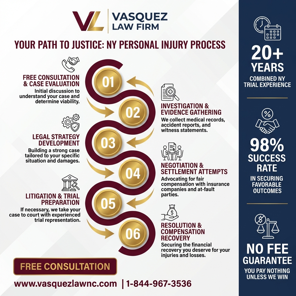 Process Timeline for How New York Trial Lawyers Handle Personal Injury Cases in 2026