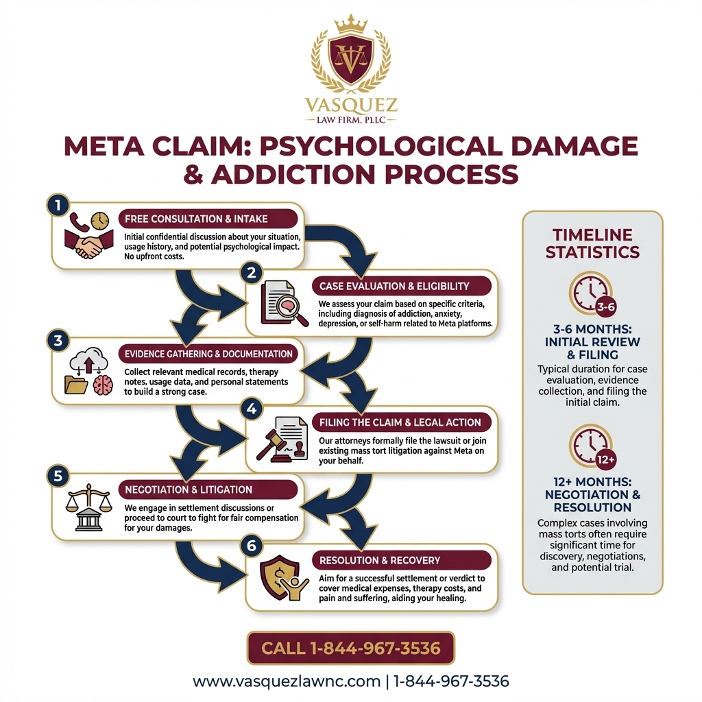 Process Timeline for What Meta Liability Means for Injury Survivors in Smithfield 2026