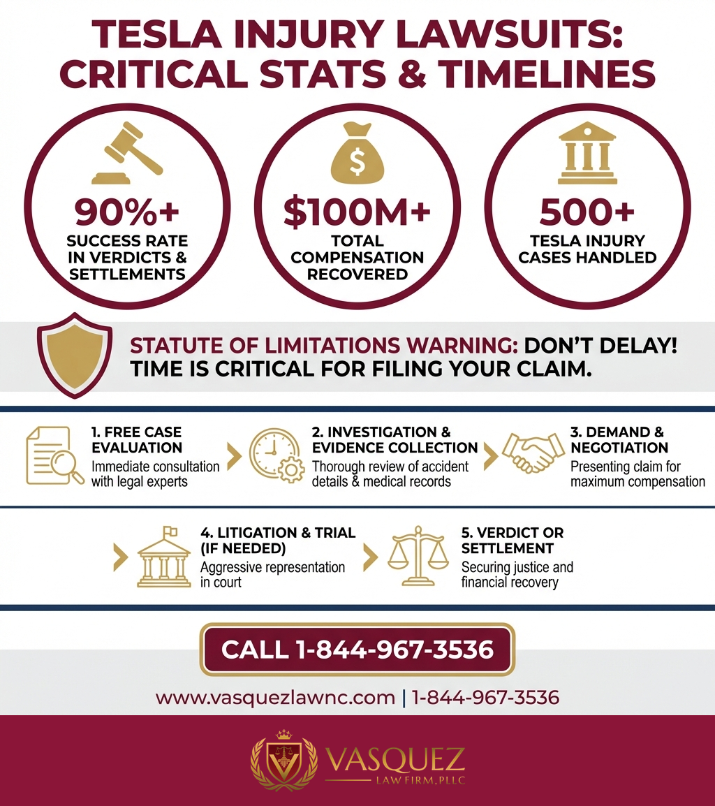 Línea de Tiempo del Proceso para Demanda contra Tesla en 2026: Retos Clave para Víctimas en Orlando