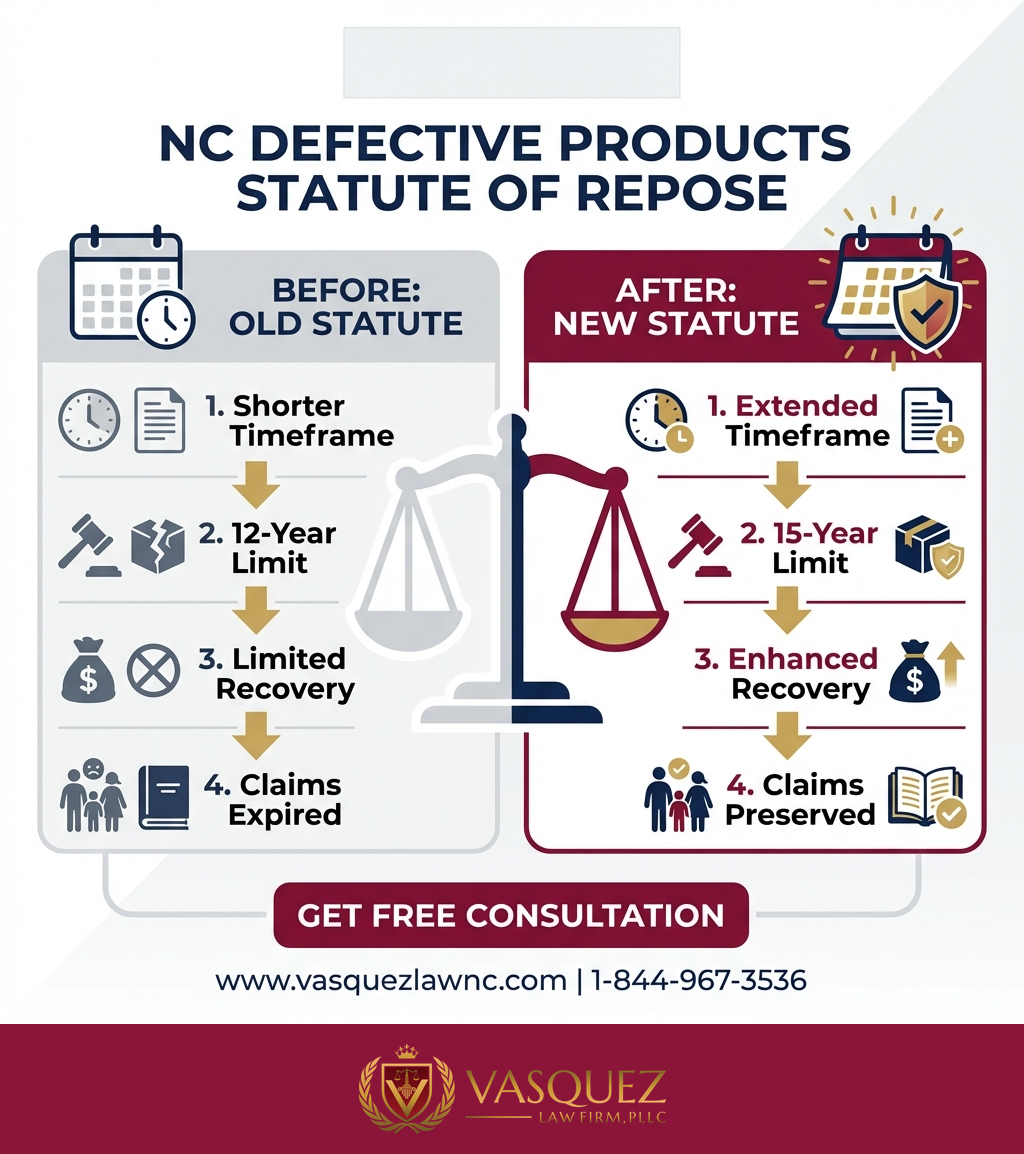Línea de Tiempo del Proceso para Responsabilidad por Productos en Charlotte: Guía Completa para Víctimas en 2026