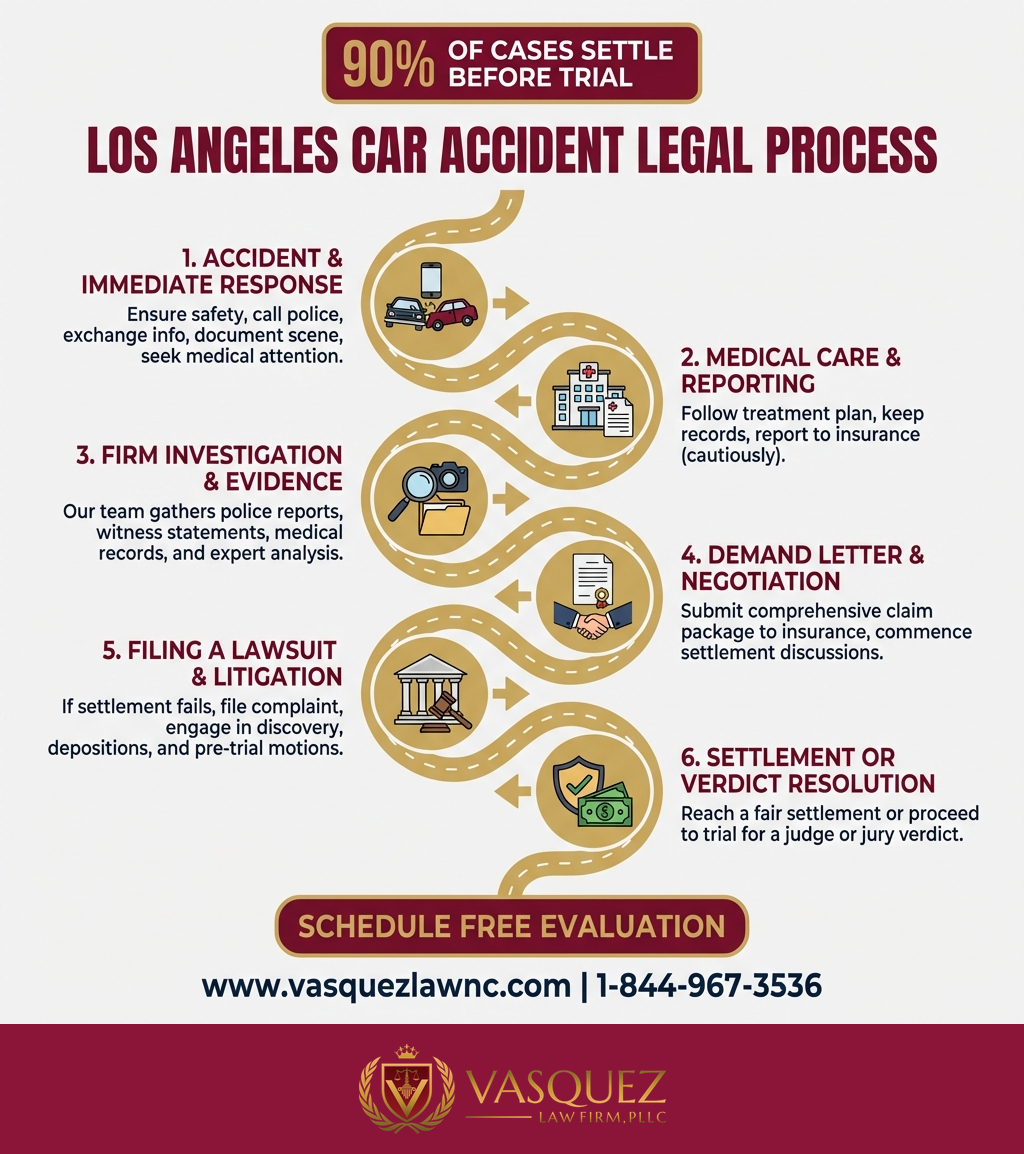 Process Timeline for Los Angeles Crash Cases: What You Must Know in 2026