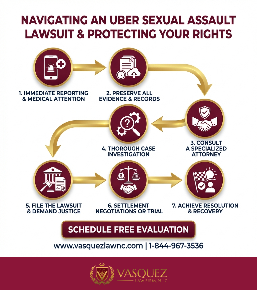Línea de Tiempo del Proceso para Actualización sobre la Demanda por Agresión Sexual contra Uber: Lo que Debes Saber en 2026