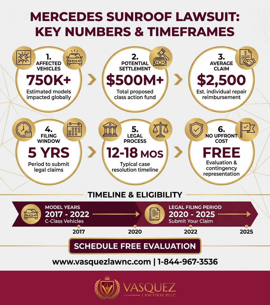 Línea de Tiempo del Proceso para Actualización sobre la Demanda por Techo Solar de Mercedes: ¿Qué Esperar en 2026?