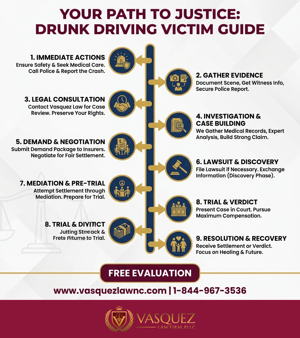 Process Timeline for What Happens After a Drunk Driving Crash in 2026