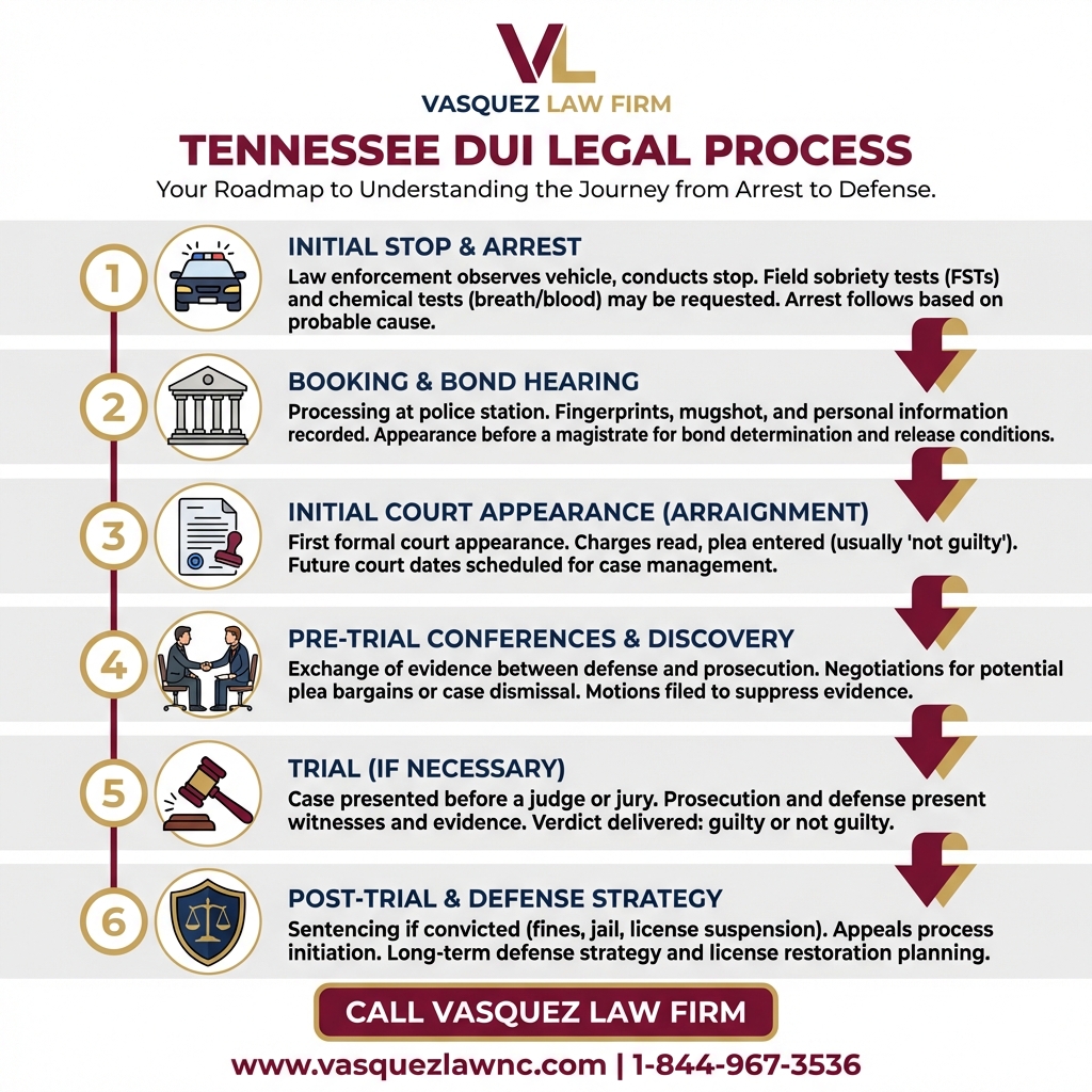 Estadísticas Clave y Datos para Arresto por DUI en Tennessee: Guía Completa y Estrategias de Defensa [2026]