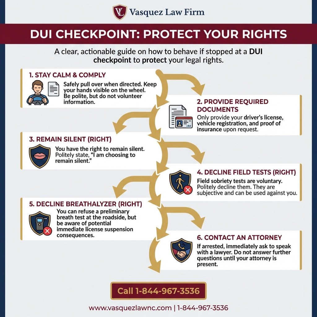Estadísticas Clave y Datos para Puntos de Control de DUI en el Condado de Riverside, NC: Conozca Sus Derechos en 2026