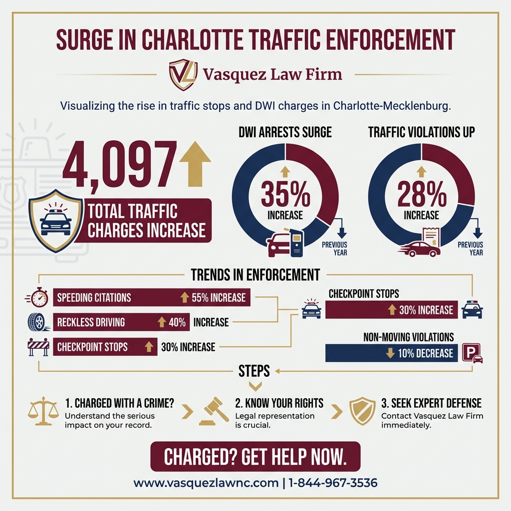 Línea de Tiempo del Proceso para Lo que Necesita Saber Sobre los Retenes de DUI Navideños de CMPD