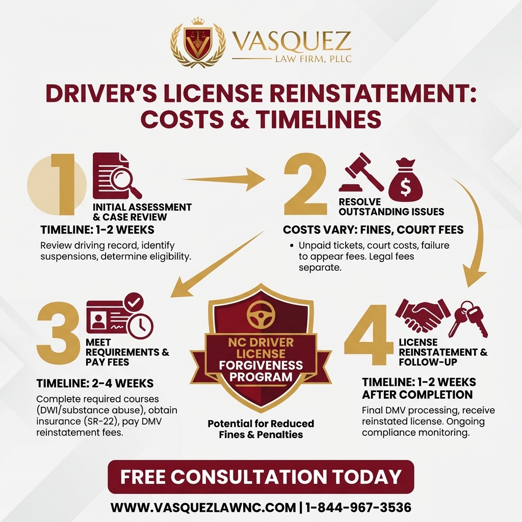 Process Timeline for Driver's License Reinstatement Steps and Costs in 2026