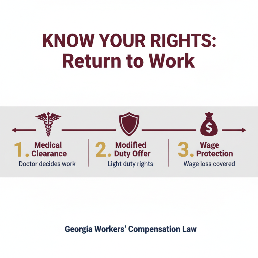 Estadísticas Clave y Datos para Abogado de compensación laboral en Atlanta: Derechos de regreso al trabajo