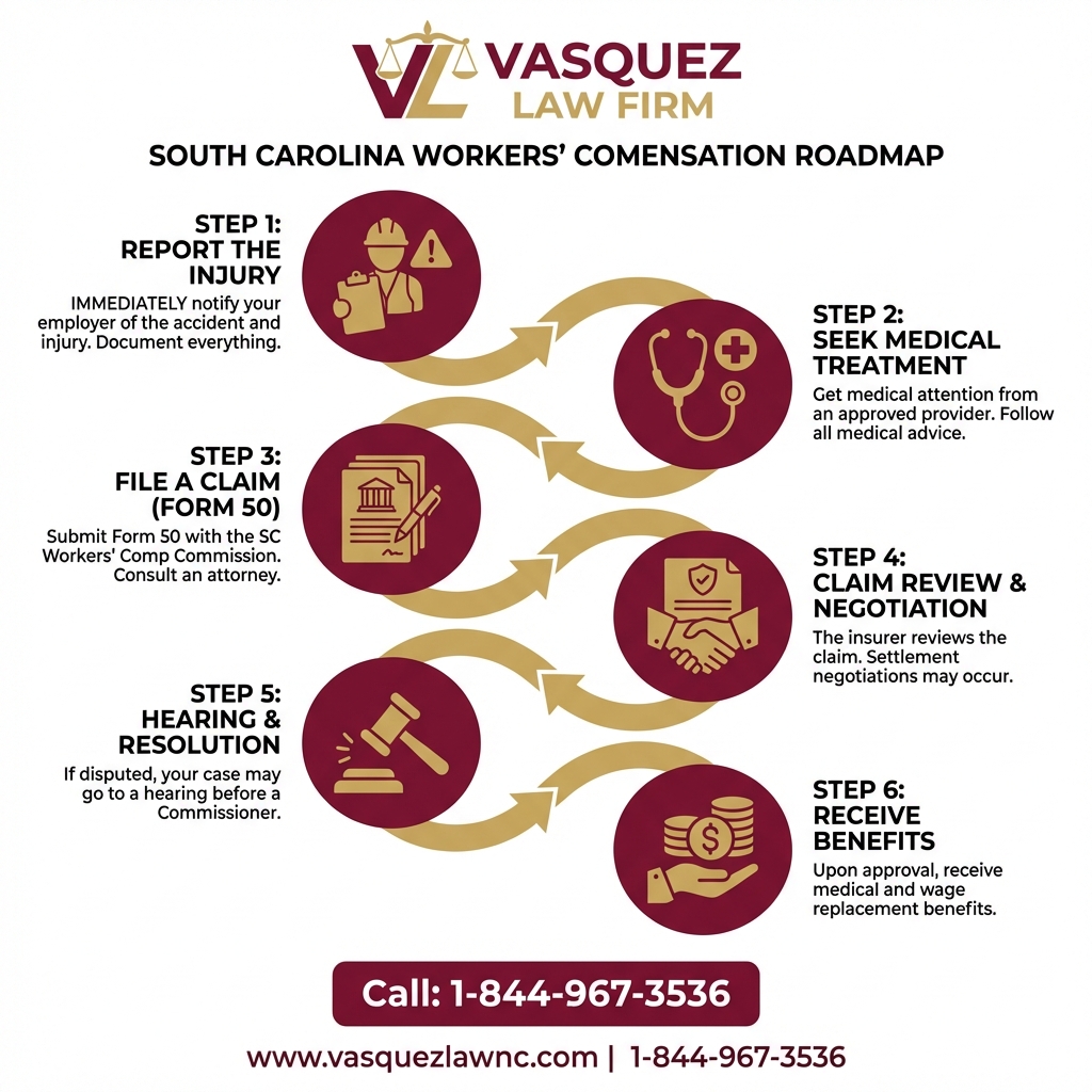 Estadísticas Clave y Datos para Compensación Laboral en Carolina del Sur: Guía Completa para 2026
