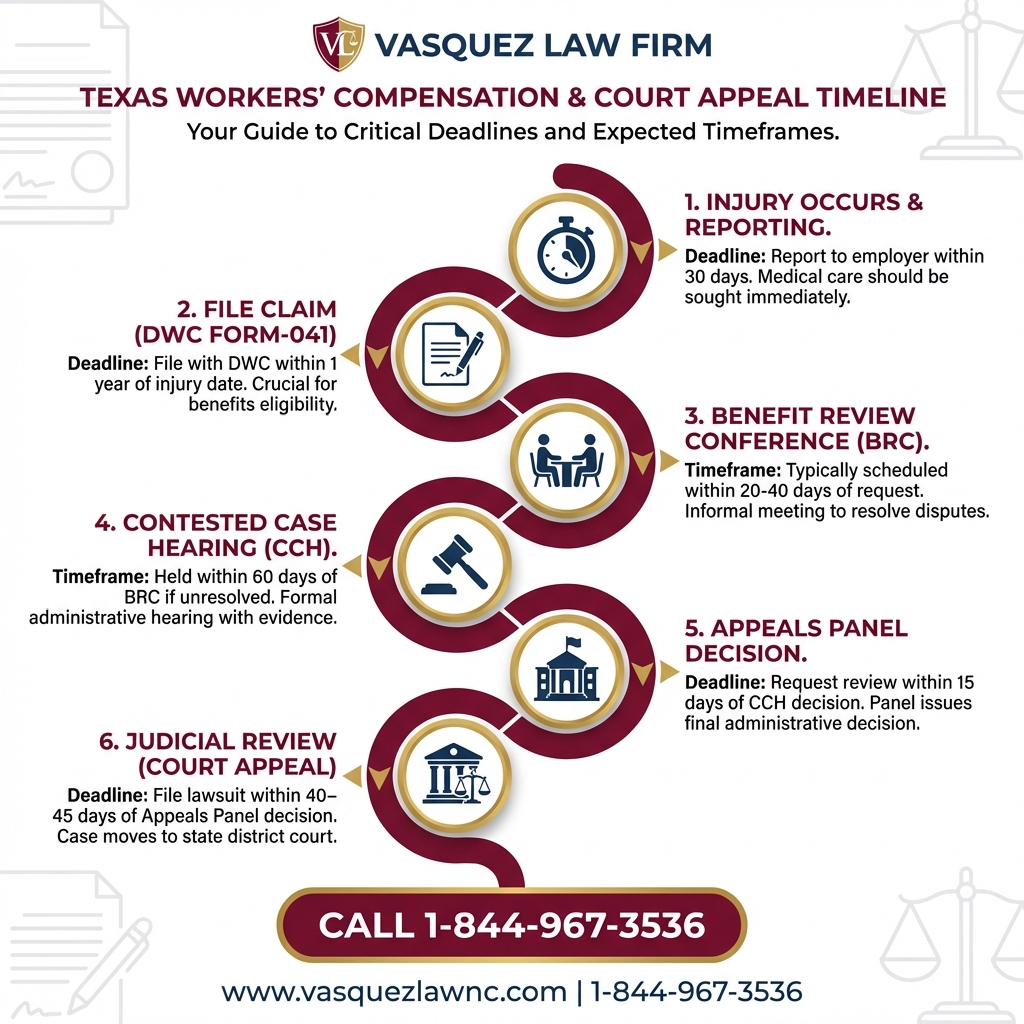 Key Statistics and Data for How Texas Court Works for Workers' Comp Claims in 2026