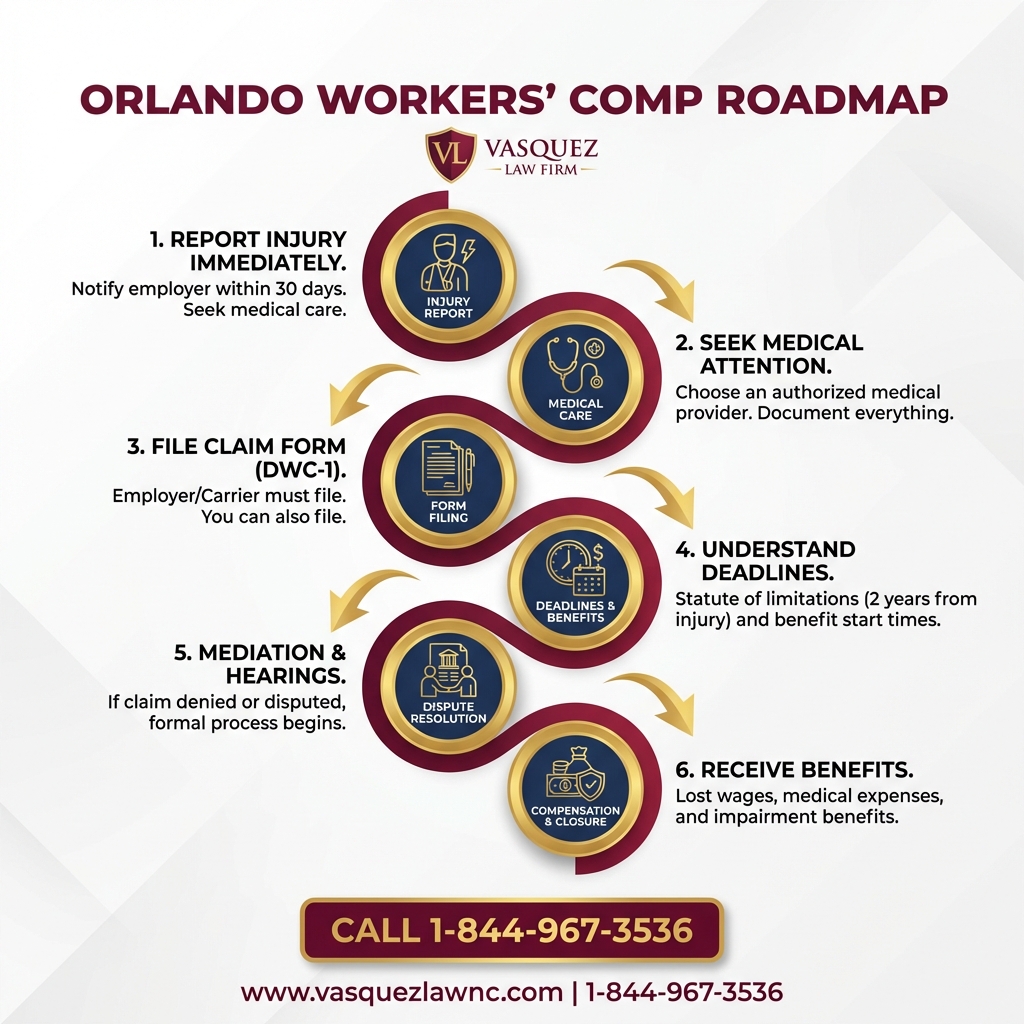 Estadísticas Clave y Datos para Reclamaciones por Compensación Laboral en Orlando: Guía Completa para 2026