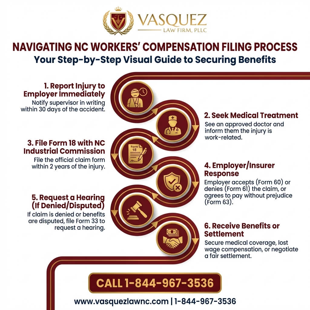 Estadísticas Clave y Datos para Reclamos por Lesiones Laborales en Raleigh NC: Guía Completa 2026