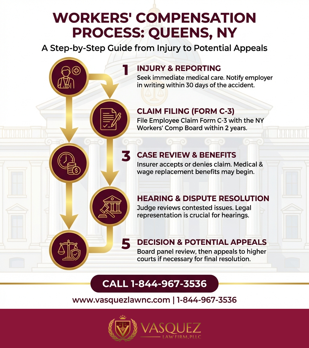 Estadísticas Clave y Datos para Abogado de Compensación Laboral en Queens Explica sus Opciones en 2026