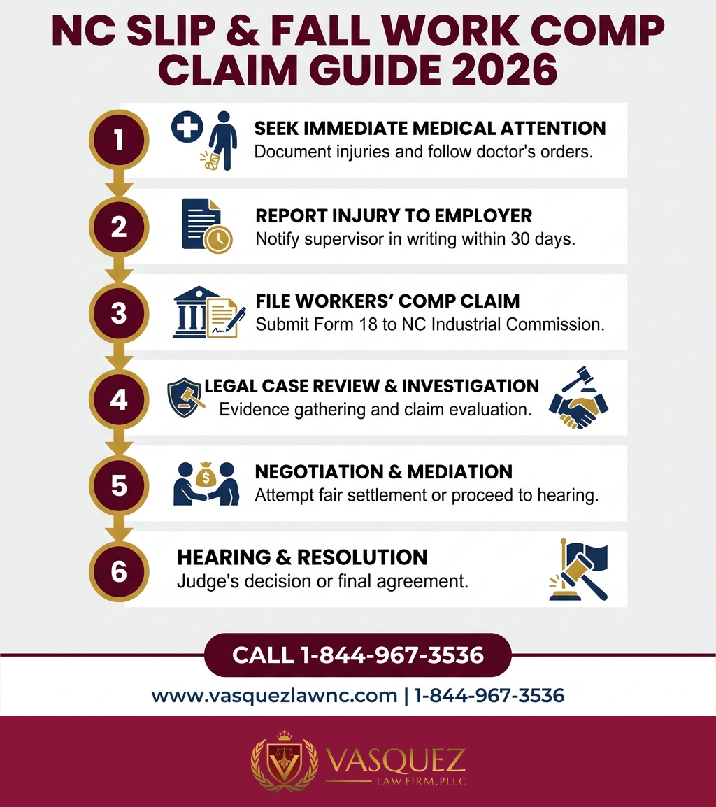 Key Statistics and Data for Slip and Fall Claims: What You Should Know in Charlotte 2026