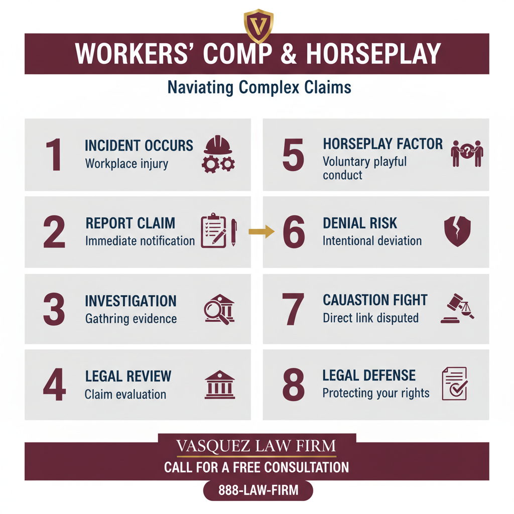 Process Timeline for Workers' Compensation Horseplay: Your 2026 Guide to Claims