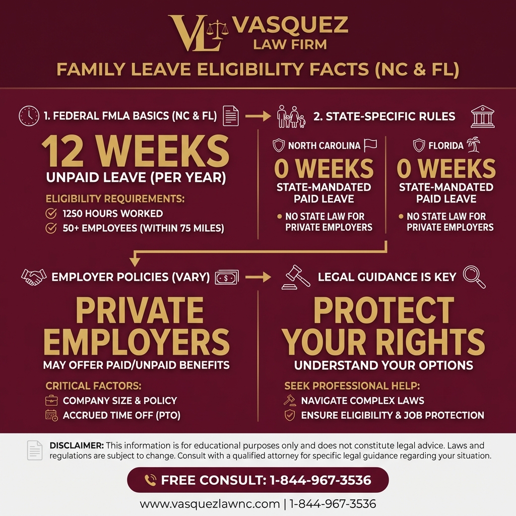 Process Timeline for How Family Leave Works in Charlotte NC and FL in 2026