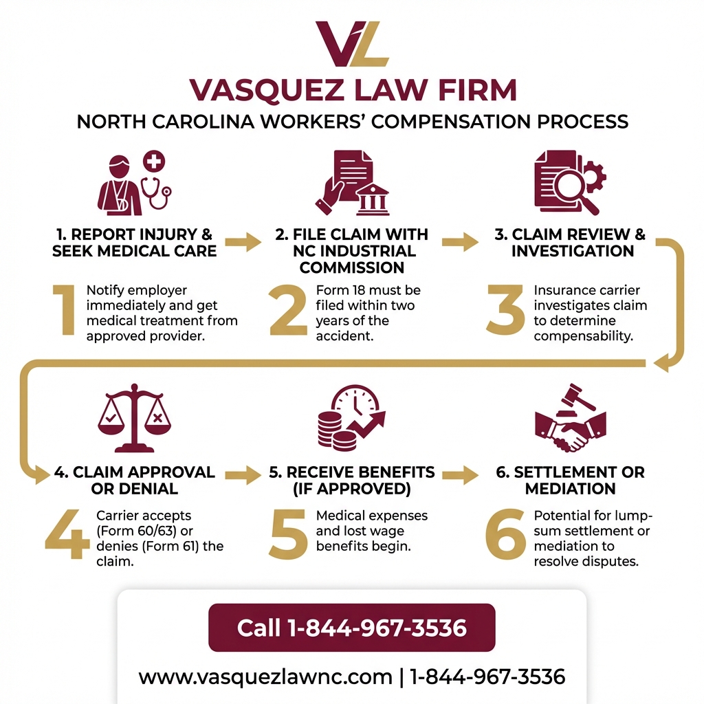 Process Timeline for How MACT Claims Work in Raleigh Workers Compensation 2026