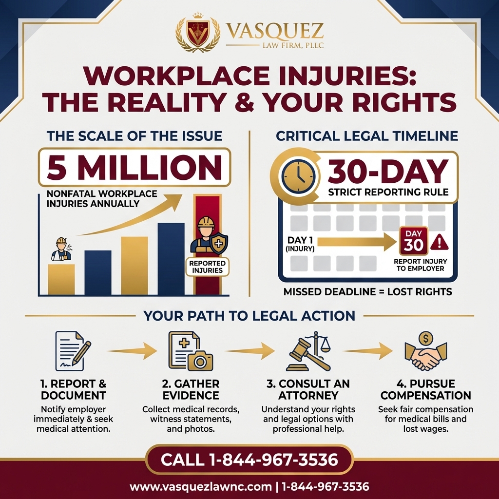 Key Statistics and Data for Workplace Injuries: What Happens After You Get Hurt in 2026