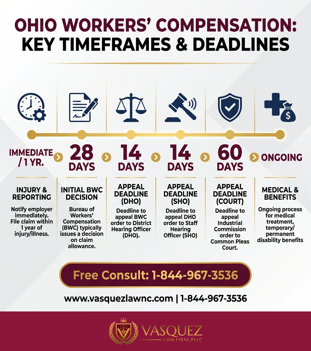 Process Timeline for Ohio Workers Compensation: How It Works in 2026