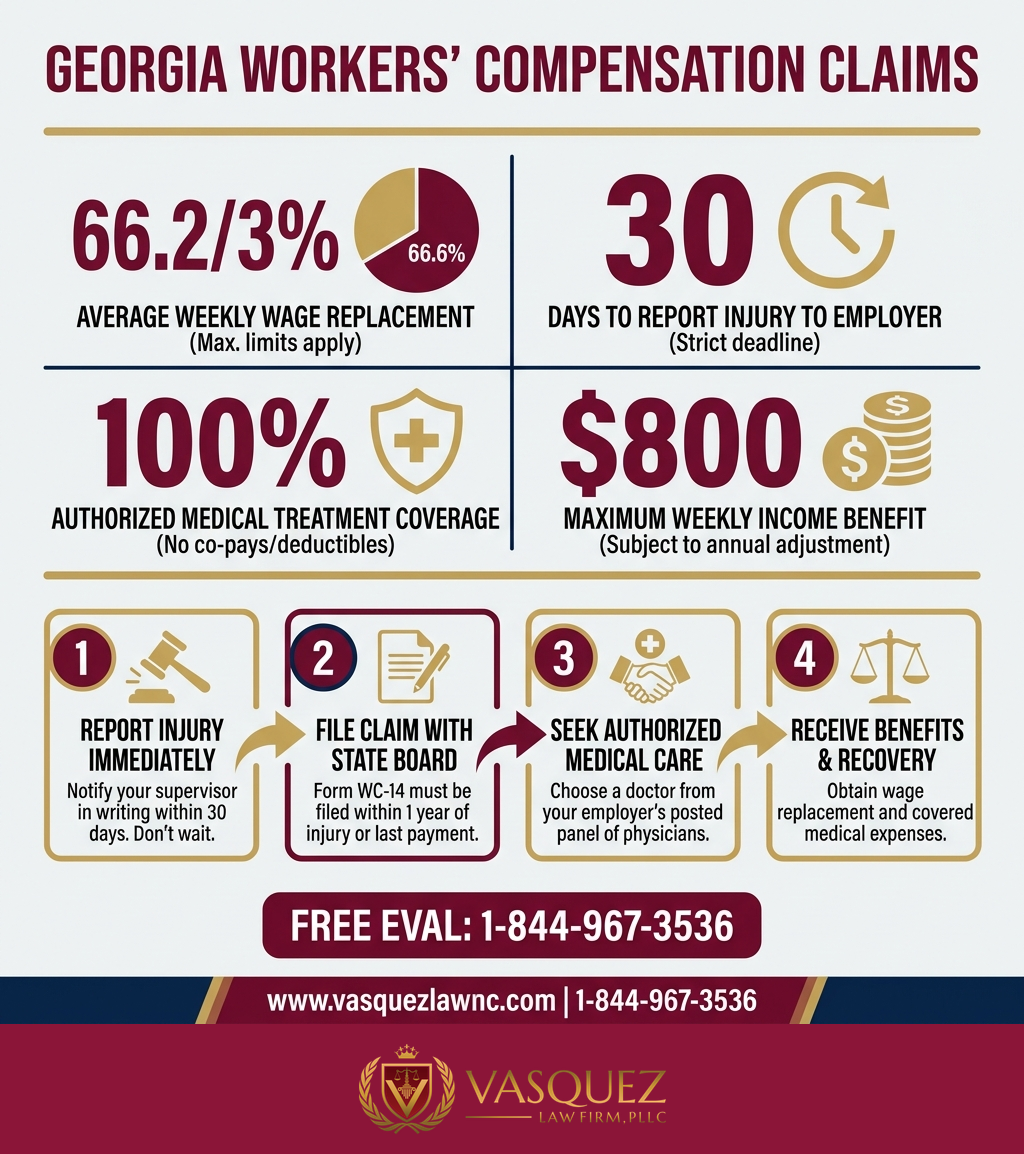 Process Timeline for How Georgia Workers Compensation Works for Injuries in 2026